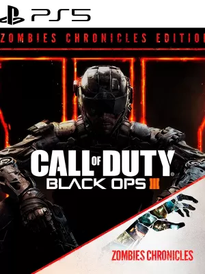Call of Duty Black Ops III mas DLC Zombies Chronicles PS5 